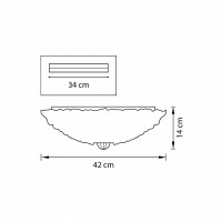 Накладной светильник Lightstar Murano 604073