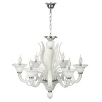 Люстра подвесная в стиле Арт-деко AM Group ANGELINA SP6 WHITE