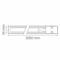 Трек накладной Lightstar Barra 504038