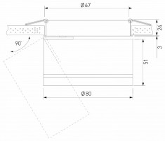 Встраиваемый светильник Elektrostandard Stark a062933