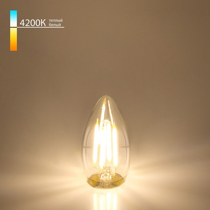 Лампа светодиодная Elektrostandard Свеча F E27 7Вт 4200K BLE2736