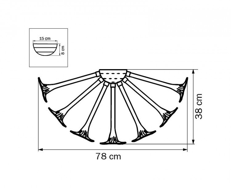 Потолочная люстра Lightstar Bardano 891096
