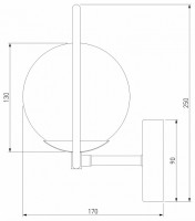 Бра Eurosvet Ringo 50289 хром