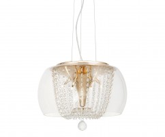 Подвесной светильник Lumina Deco Disposa LDP 7018-400 PR+F.GD