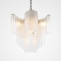 Люстра Chandelier Pulsar White Glass By Imperiumloft