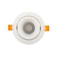 DK4000-WH Встраиваемый светильник, IP 20, 5 Вт, LED 3000, белый, алюминий