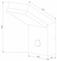 Накладной светильник Elektrostandard Sensor a053946