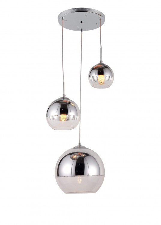 Подвесной светильник Lumina Deco Veroni LDP 1029-3 CHR