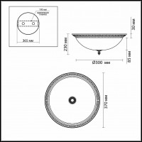 Накладной светильник Odeon Light Maipa 2587/1W