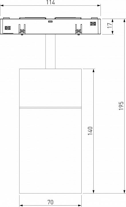 Светильник на штанге Elektrostandard Slim Magnetic a066515