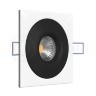Встраиваемый светильник LeDron AO1501002 SQ White-Black под сменную лампу