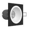Светильник встраиваемый LH07H-R SQ Black-White LeDron неповоротный LED