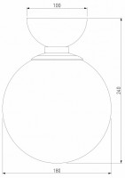 Накладной светильник Eurosvet Bubble a062586
