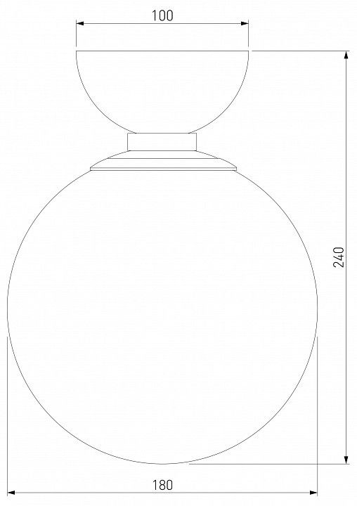 Накладной светильник Eurosvet Bubble a062586