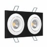 Встраиваемый светильник LeDron AO1501005 SQ 2 Black-White под сменную лампу