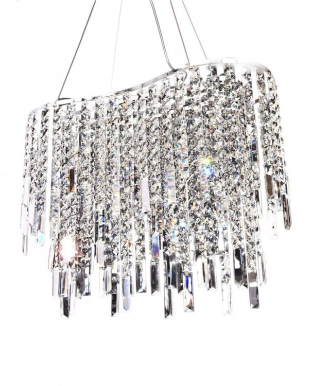 Хрустальная подвесная люстра Lumina Deco Zucchero LDP 2159-800 CHR