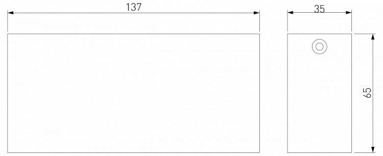 Накладной светильник Elektrostandard Block a066993