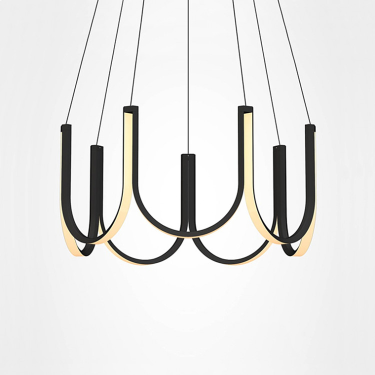 Подвесная Люстра U-Series For Arpel D80 Black