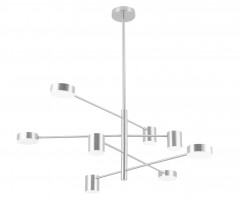 07650-8,02(4000K) Люстра Мекли хром Led 56W