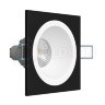 Светильник встраиваемый AO1501009 SQ Black-White LeDron неповоротный под сменную лампу