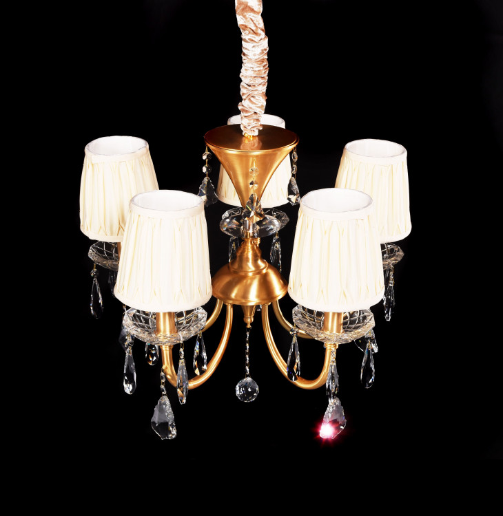 Хрустальная подвесная люстра Lumina Deco VALLERY LDP 66218-5