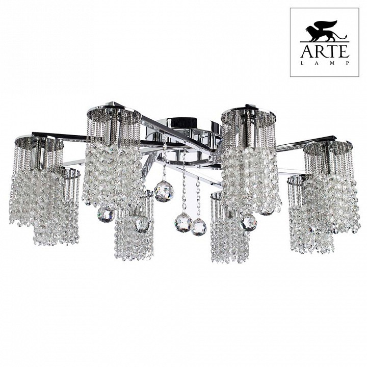 Потолочная люстра Arte Lamp Cascata A3028PL-8CC