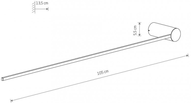 Бра Nowodvorski Arm Led L 10856