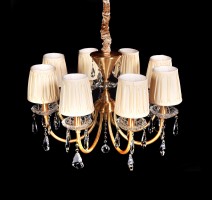Хрустальная подвесная люстра Lumina Deco VALLERY LDP 66218-8