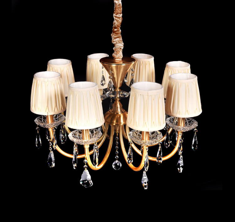 Хрустальная подвесная люстра Lumina Deco VALLERY LDP 66218-8