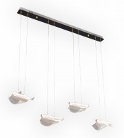 08043-4AS,33 Подвес Нубе золото Led 48W