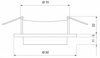 Встраиваемый светильник Elektrostandard 116 MR16 116 MR16