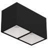 Светильник накладной KUBING 2  Black-White Ledron неповоротный LED