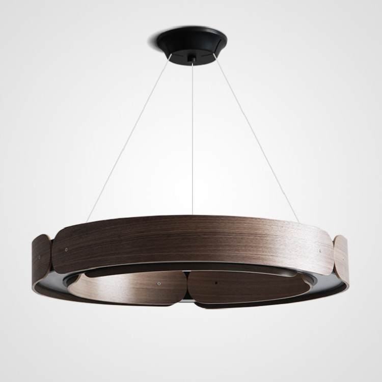 Подвесной Кольцевой Светильник Range 1 D55 Black Walnut By Imperiumloft