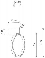 Бра Nowodvorski Circolo Led XS 10858
