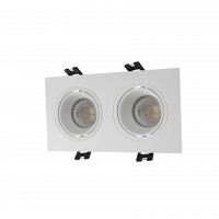 DK3072-WH Встраиваемый светильник, IP 20, 10 Вт, GU5.3, LED, белый/белый, пластик
