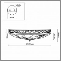 Накладной светильник Odeon Light Wesli 2547/3
