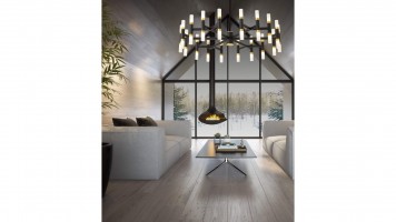 Подвесной светильник Lumina Deco Richmond LDP 6035-36 BK+GD