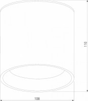 Накладной светильник Elektrostandard Light LED 35132/H серый
