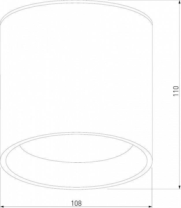Накладной светильник Elektrostandard Light LED 35132/H серый