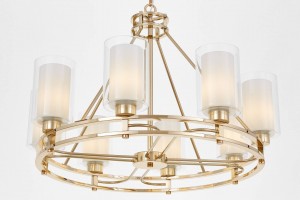 Подвесной светильник Lumina Deco Marietta LDP 8025-8 F.GD+WT