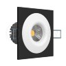 Светильник встраиваемый LH07S-R SQ Black-White LeDron неповоротный LED