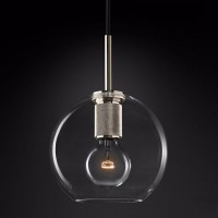 Подвесной Светильник Rh Utilitaire Globe Pendant Silver By Imperiumloft