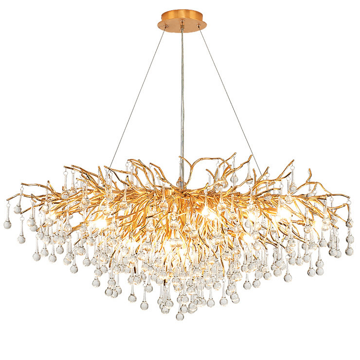 Люстра Droplet Chandelier Oval L140