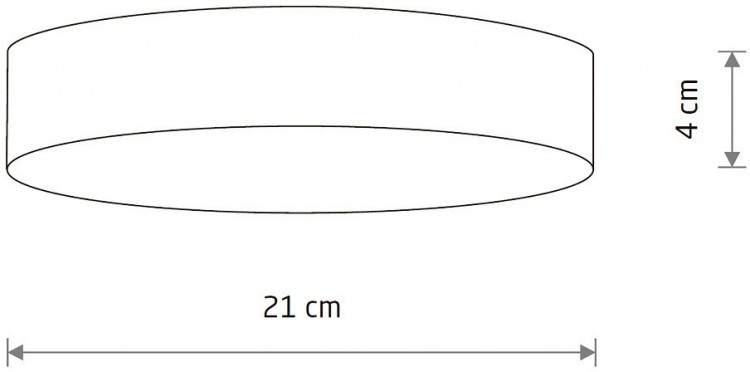Накладной светильник Nowodvorski Lid Round Led 10404