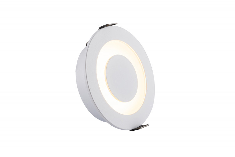 DK2700-WH Встраиваемый светильник, IP 20, 7 Вт, LED 3000, белый, алюминий