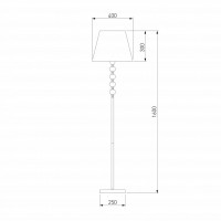 Торшер Eurosvet Rigel 01057/1 черный