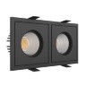 Встраиваемый светодиодный светильник LeDron BRUTAL SQ 2 Black LED