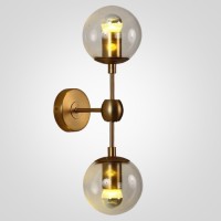 Бра Modo Sconce 2 Globes Gold By Imperiumloft