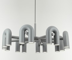 08465-8,16 Люстра Канти серый Led 96W