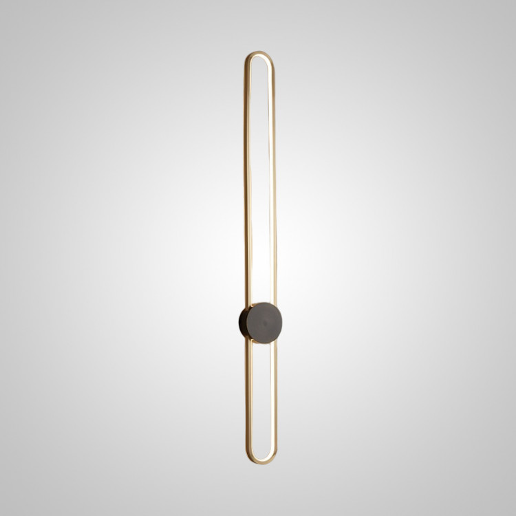 Настенный Светильник Heidy L H120 Brass Black By Imperiumloft